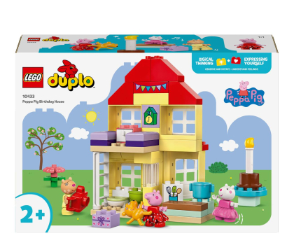 Klocki LEGO® LEGO DUPLO IP 2 2024 PINK 10433 Urodzinowy domek Peppy